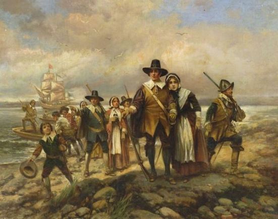 pilgrims-landing-edward-percy-moran